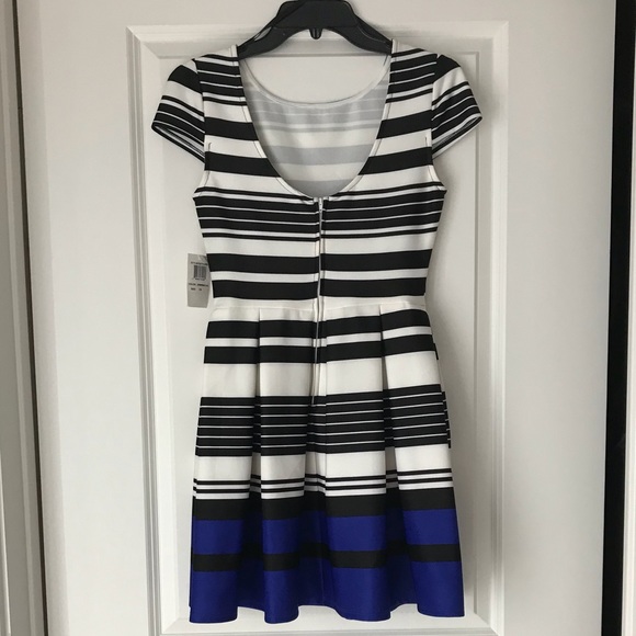 B Darlin Color Block Mini Dress - Picture 2 of 3